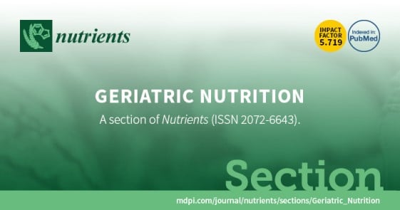 Nutrients Two New Sections Established 2